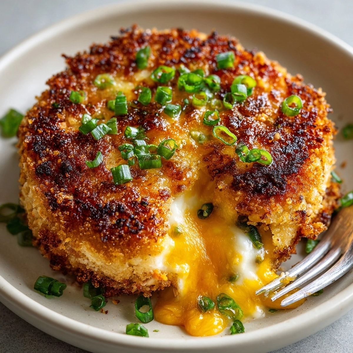 Golden brown Tuna Melt Patties recipe topped with melted cheddar, served fresh on toasted bread.