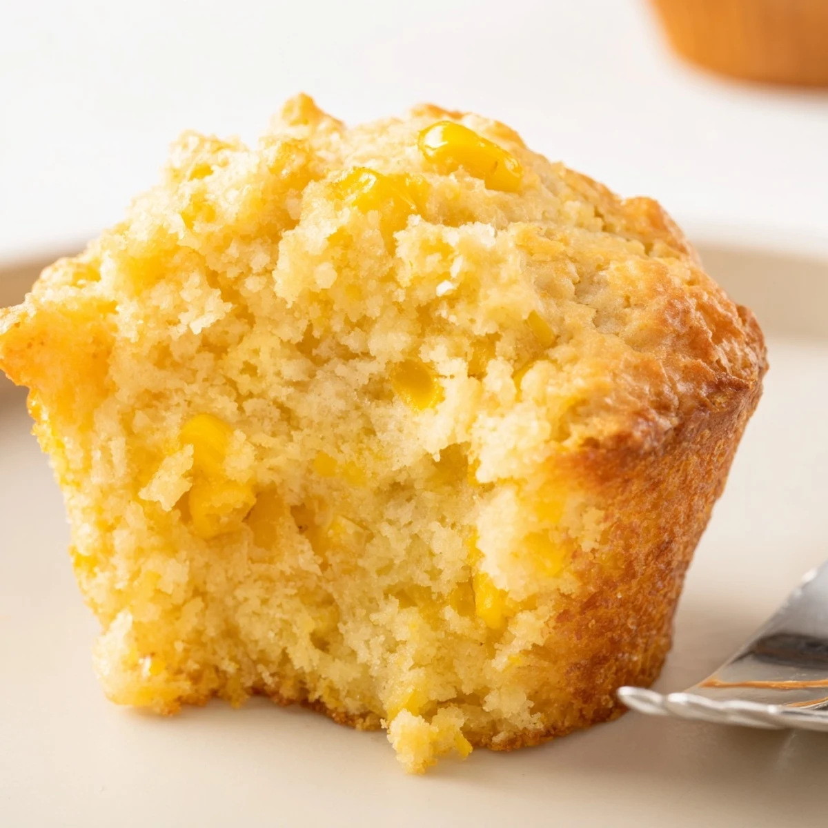 Golden muffin-biscuits bursting with sweet corn and a hint of bourbon flavor.