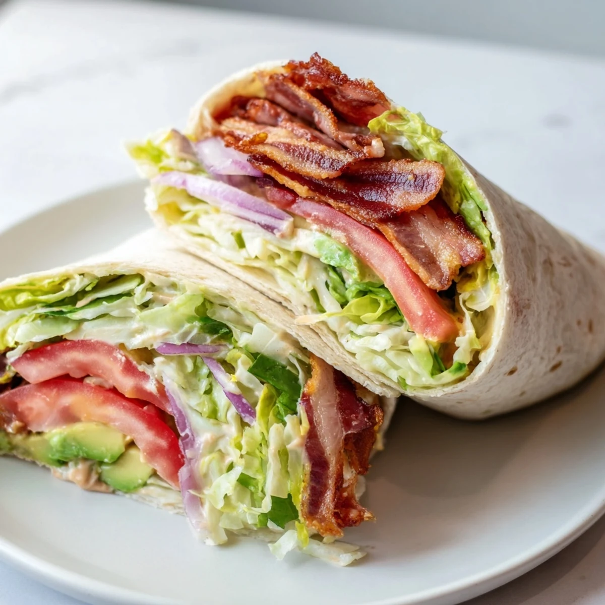 Zesty BLT Wraps Chipotle Mayo
