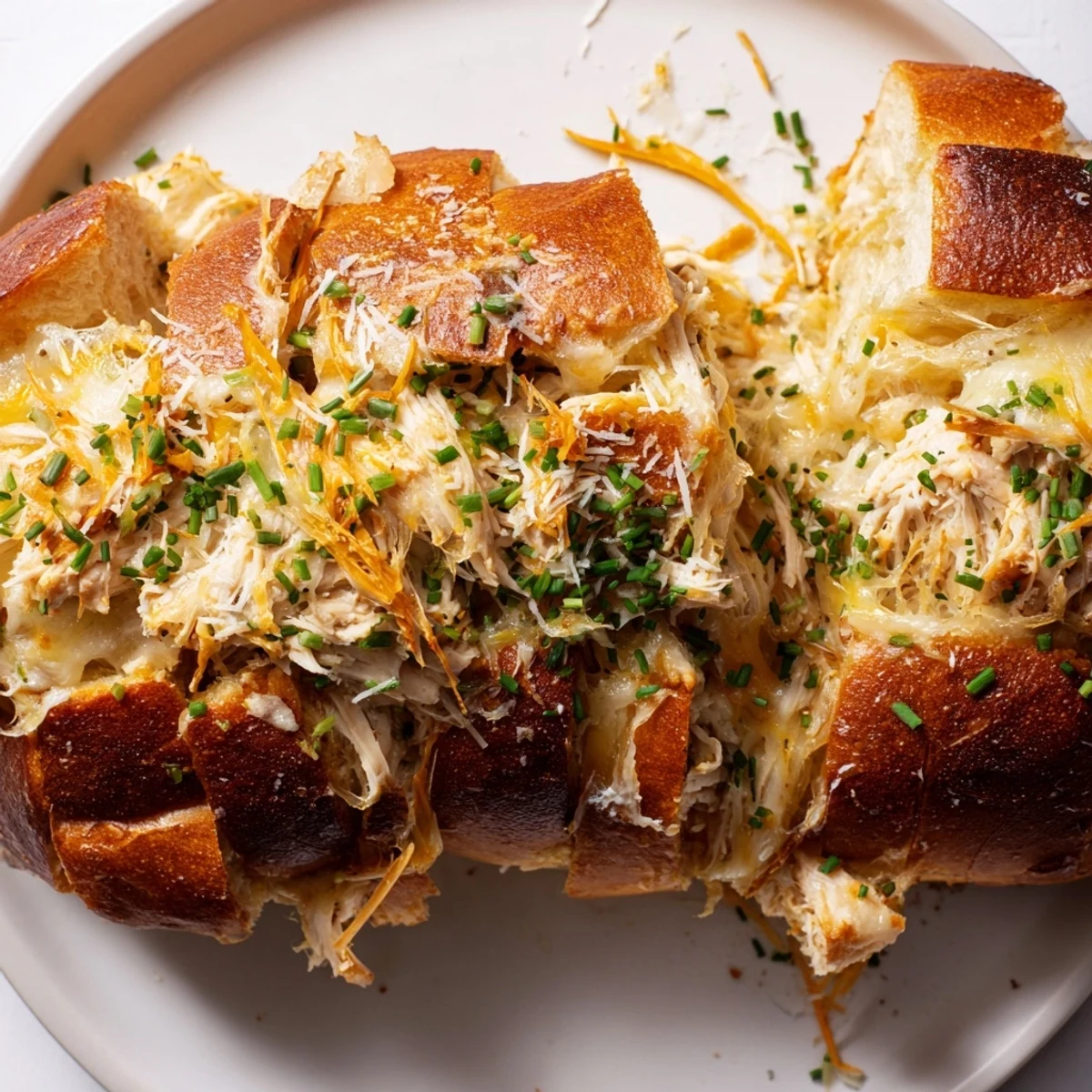 Cheesy Leftover Chicken Bake