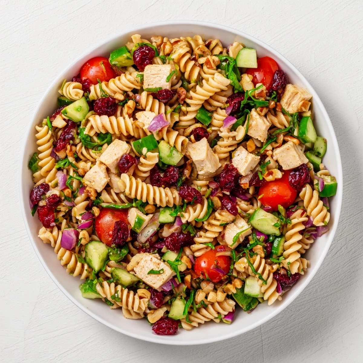 Pasta Salad Cranberry Vinaigrette