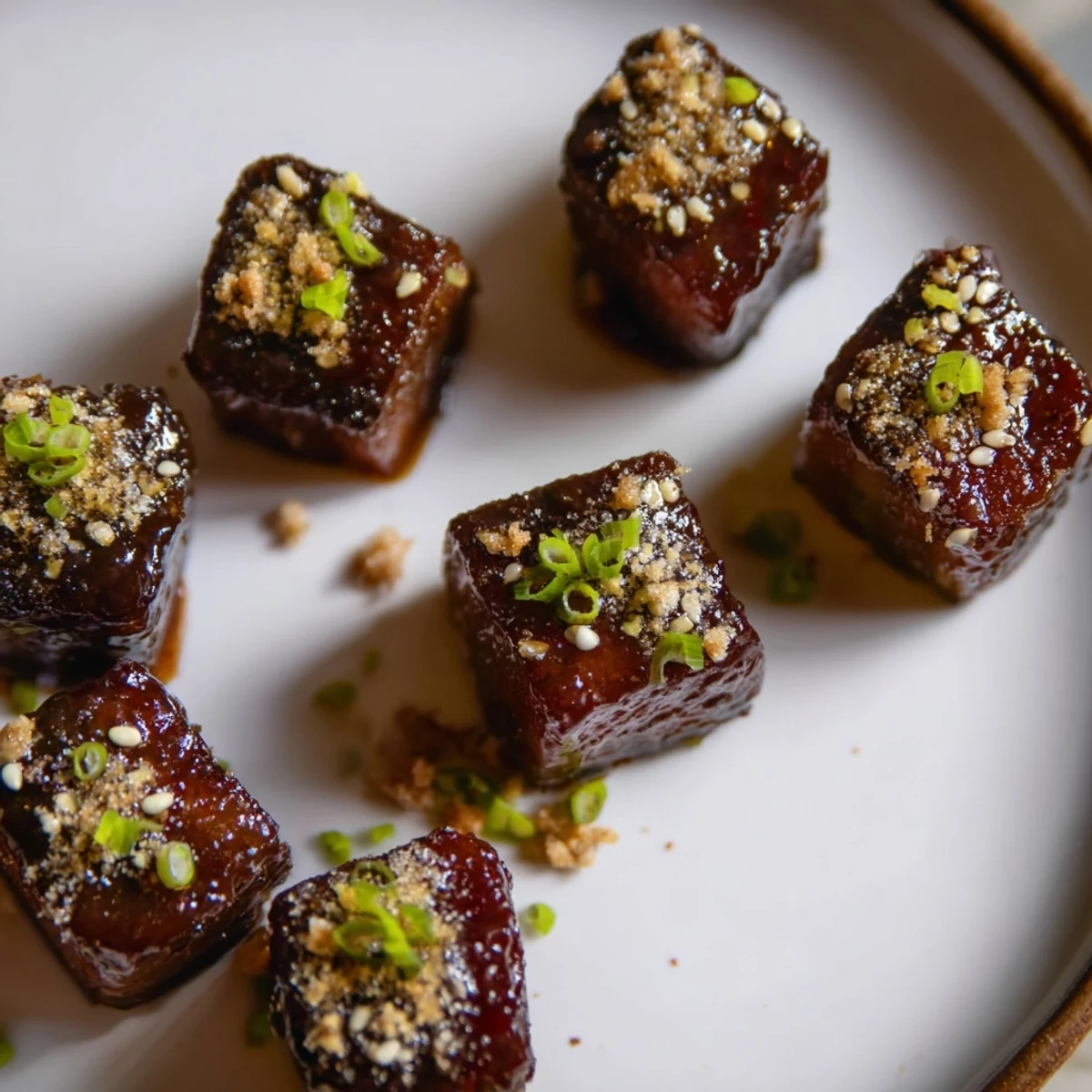 Succulent air fryer chicken bites, showcasing a sweet and savory honey marinade, garnished with sesame seeds.