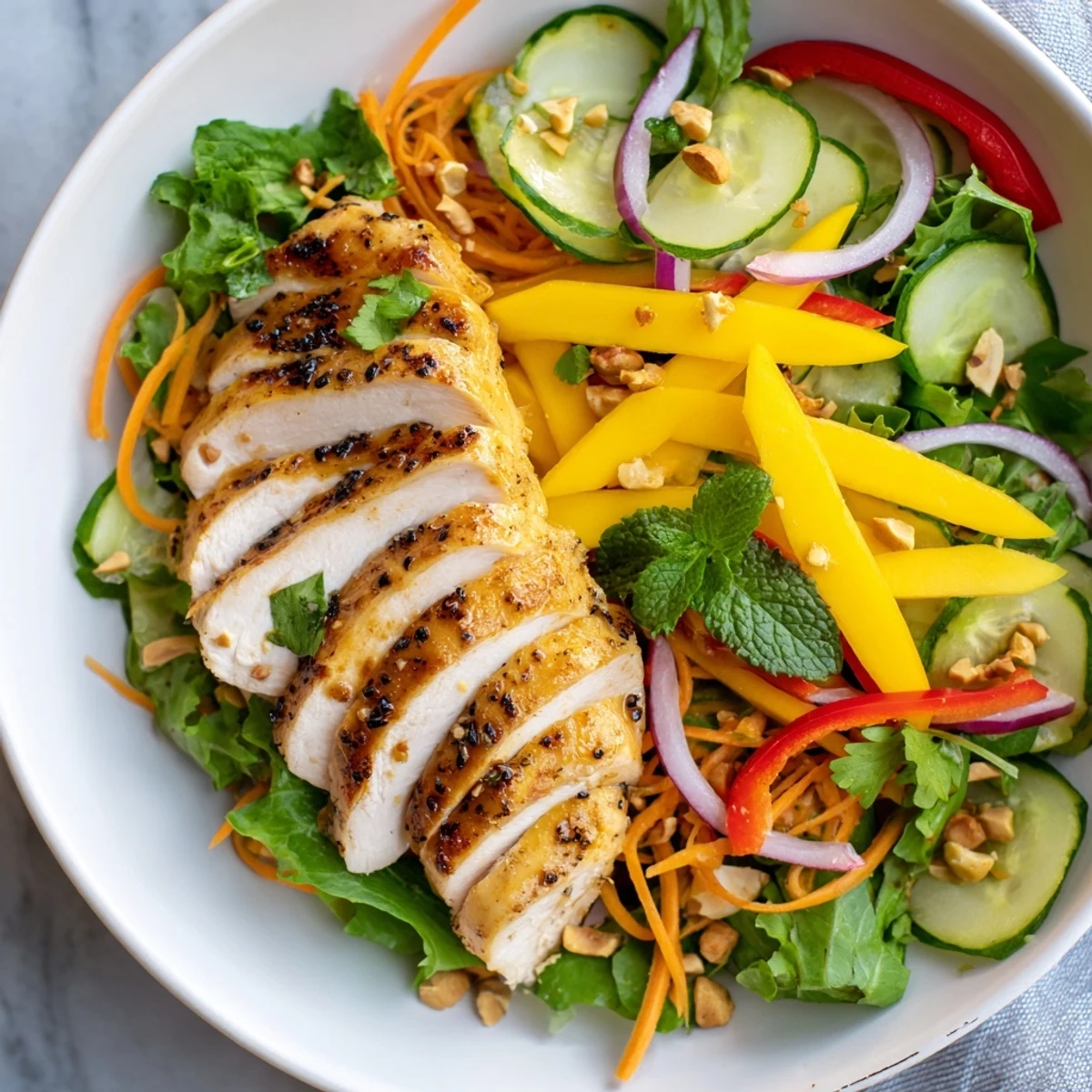 Thai Mango Chicken Salad