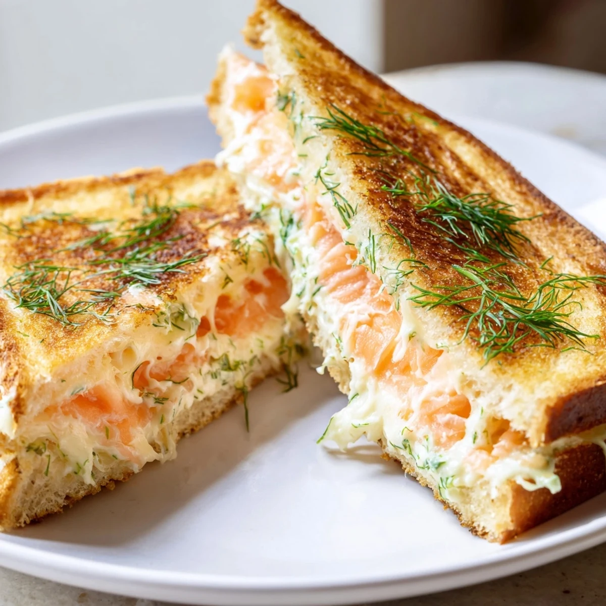 Smoked Salmon Grilled Cheese