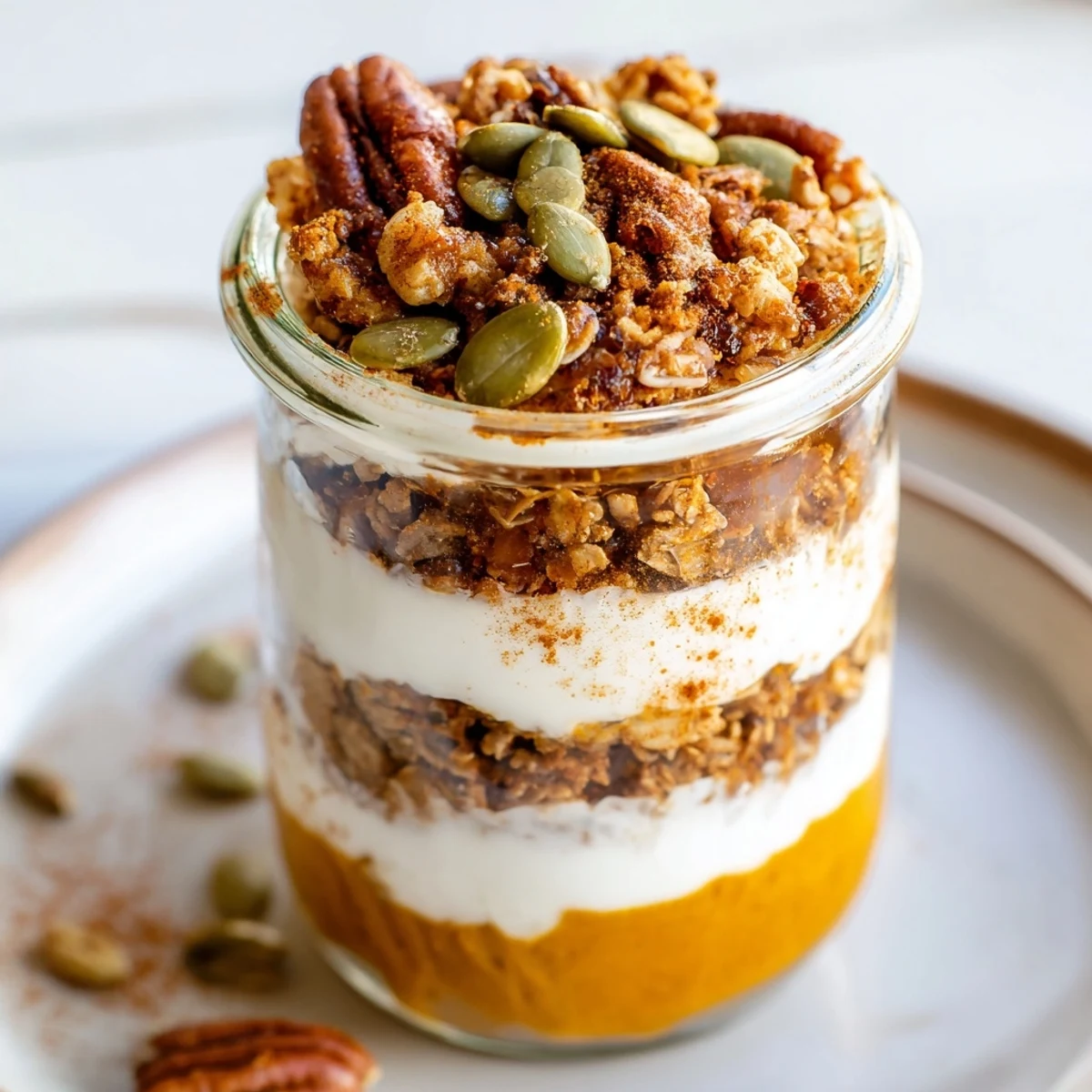 Pumpkin Yogurt Parfait Delight