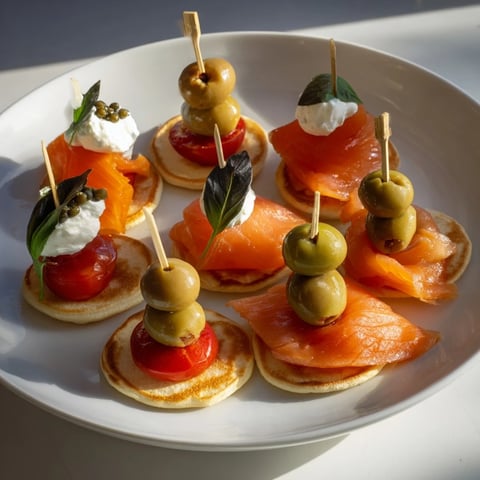 Magical Moments Happy New Year 2026 Platter overflowing with colorful appetizers, ready to serve.