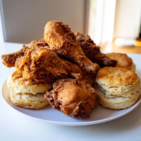 Southern Fried Chicken Biscuits
