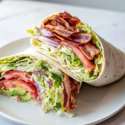 Zesty BLT Wraps Chipotle Mayo