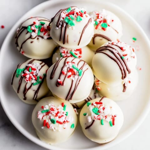 Simplified Christmas Oreo Truffles