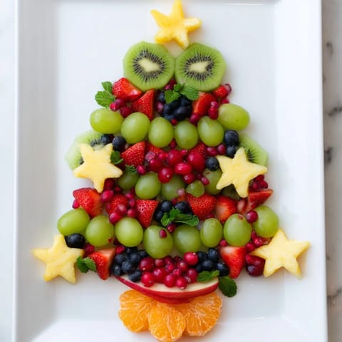 Quick Christmas Tree Platter