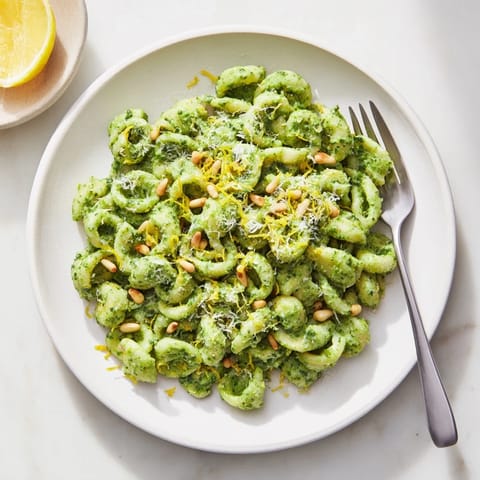 Green Pea Spinach Pasta