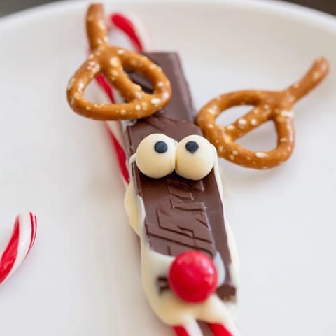 Rudolph Candy Cane Sleds
