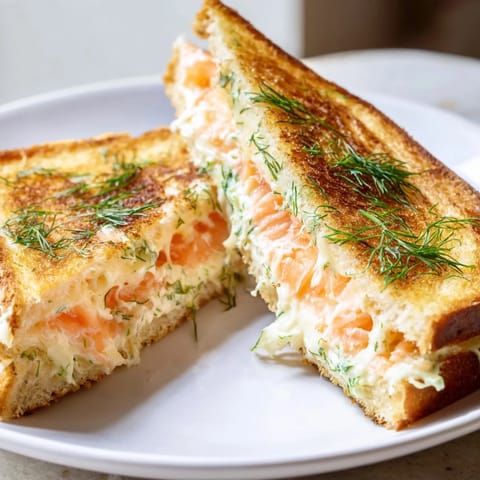 Smoked Salmon Grilled Cheese