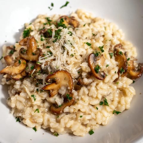 Risotto Mushrooms Italian Dish