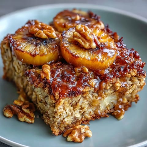Vegan Tropical Oatmeal Bake