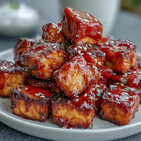 Vegan Sweet Chili Tofu Cups