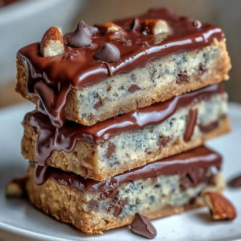 Lucky Clover Cookie Bars