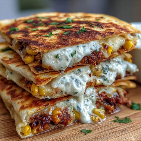 Cinco de Mayo Street Corn Quesadillas