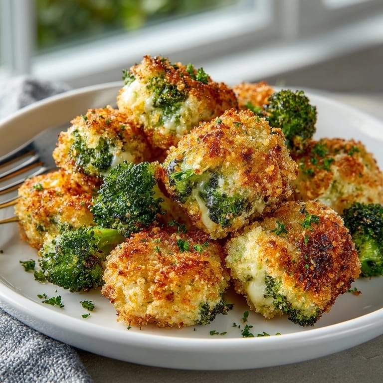 Easy Cheesy Broccoli Tots recipe, showing close-up texture and melted cheddar cheese.
