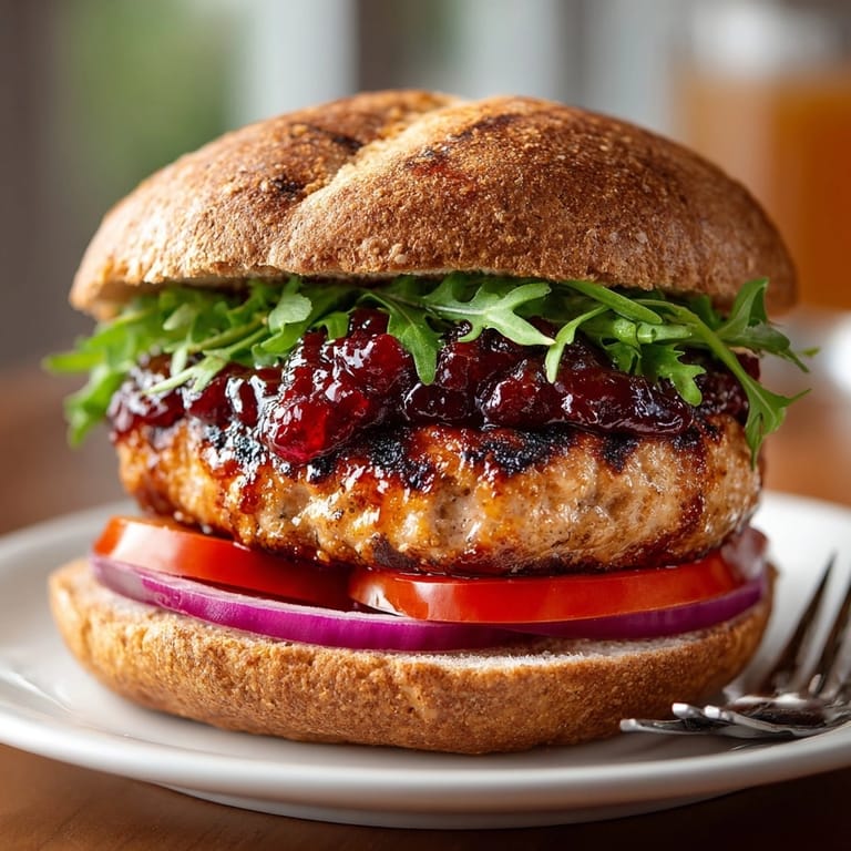 Stack of Grilled Turkey Burgers; a savory American barbecue meal, ready to enjoy.