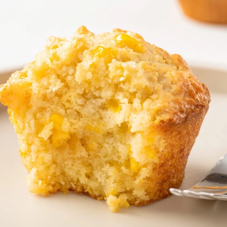 Golden muffin-biscuits bursting with sweet corn and a hint of bourbon flavor.