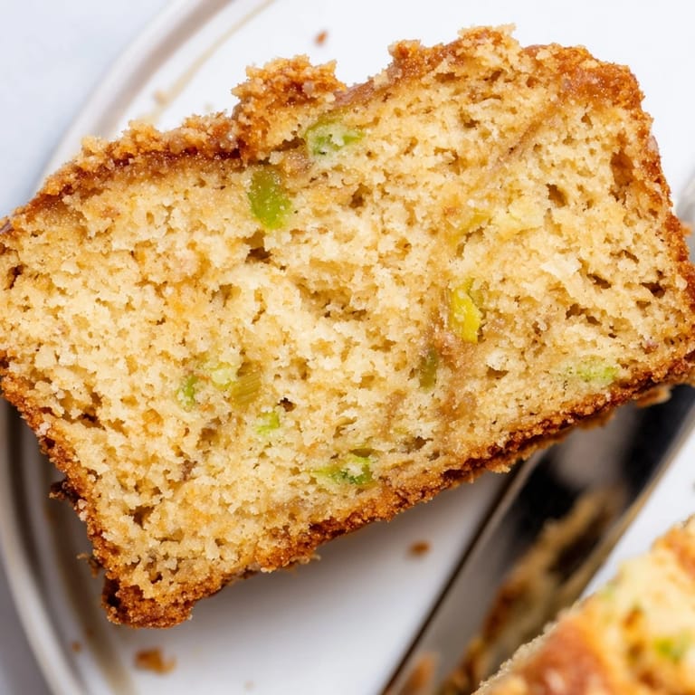 A warm Dill Pickle Sweet Tea Pancake Muffin Loaf bursting with unique flavors and textures.