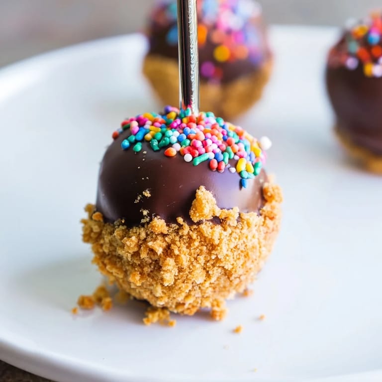 Sweet and chewy Smores Cinnamon Birthday Cake Pops, perfect for any celebration treat.