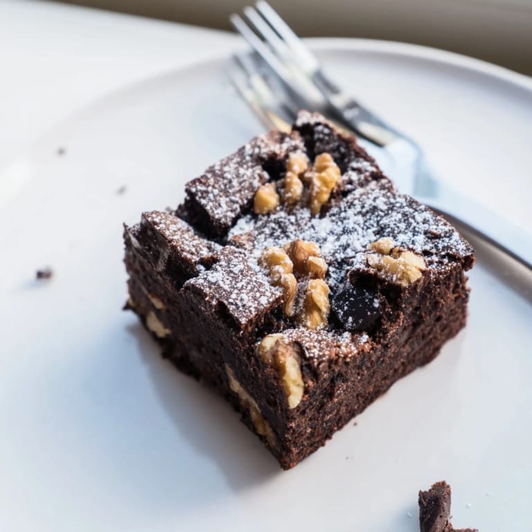 Irresistibly rich zero-waste brownies, utilizing nut-milk pulp for delightful and sustainable flavor.